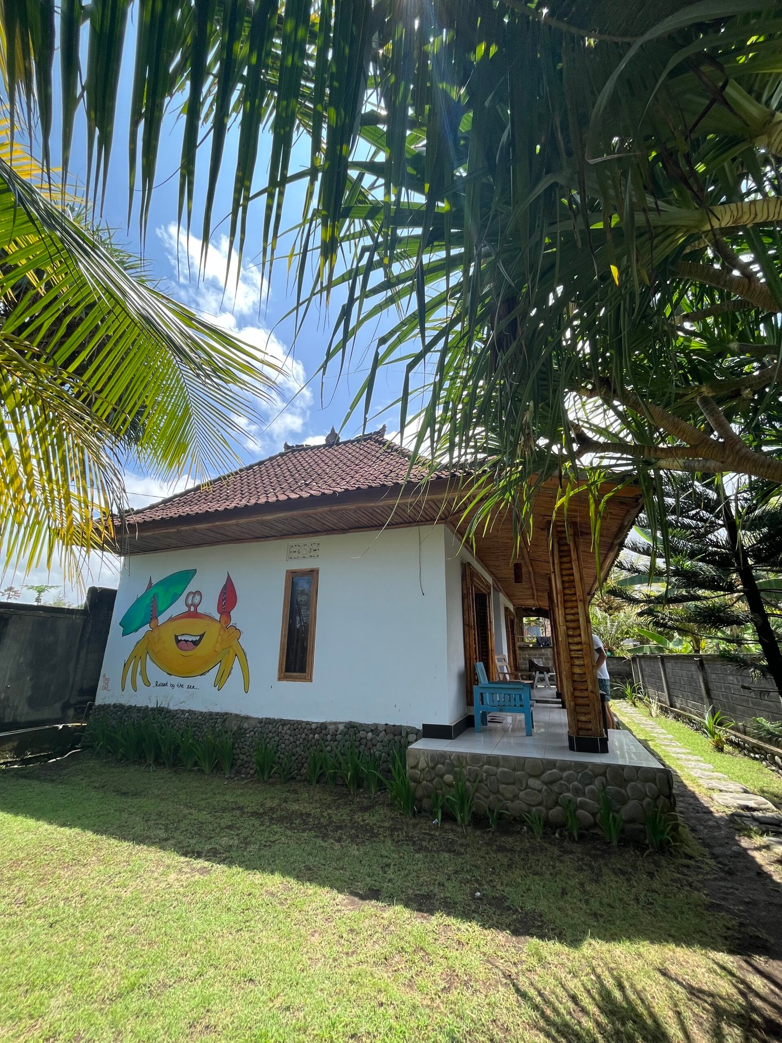 The Nyamo Surfschool & Stay Medewi beach bungalows - one of the options on where to stay in Medewi